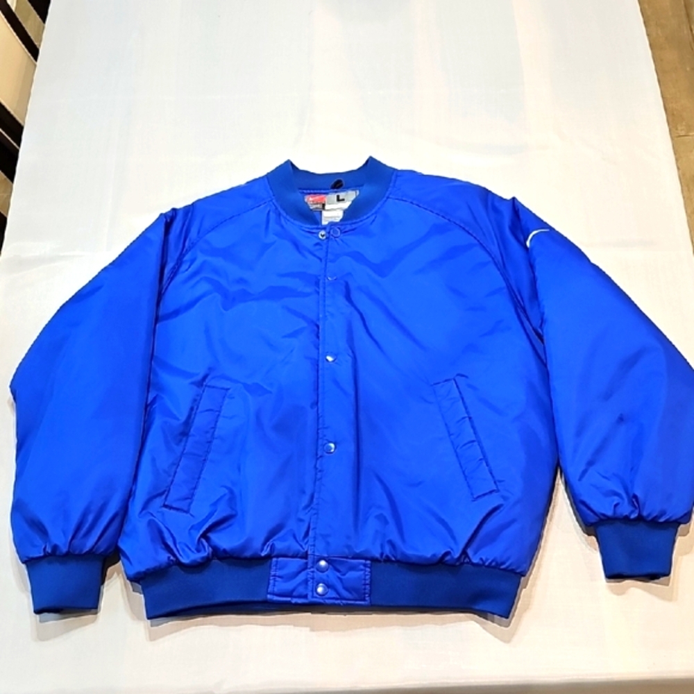 Nike Men's Team Bomber Jacket, Size L, Royal Blue